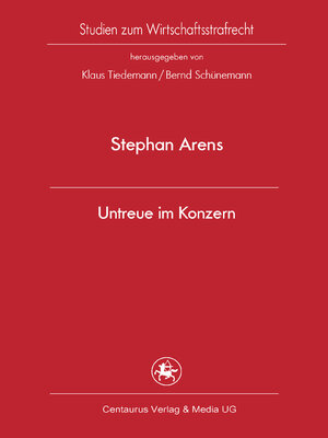 cover image of Untreue im Konzern